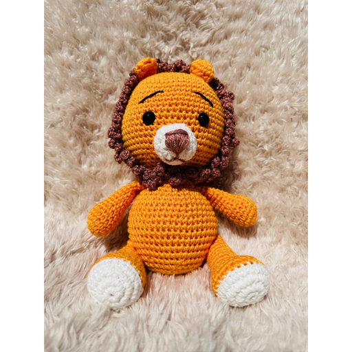 Doudou Lion en Coton – Modèle Unique et Personnalisé